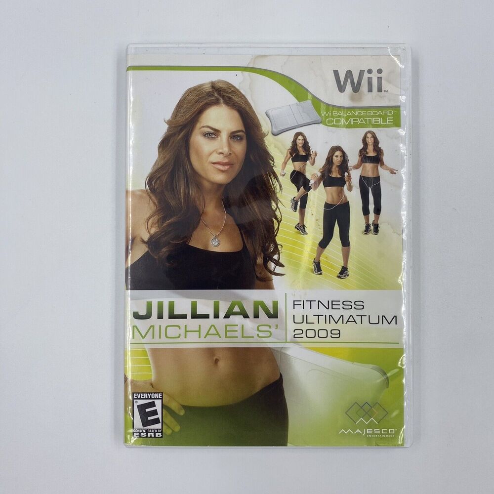 Jillian Michaels Fitness Ultimatum 2009 (Nintendo Wii, 2008) CIB TESTED WORKING